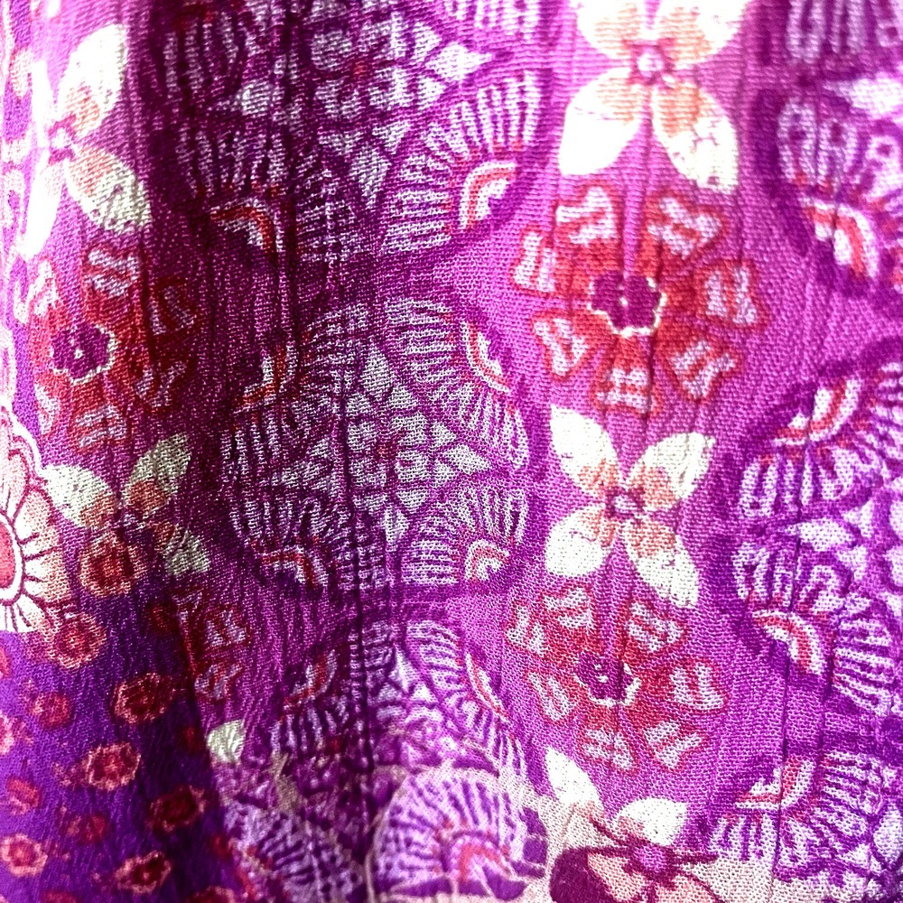 Piper & Scoot Patchwork Boho Button Front Blouse … - image 7